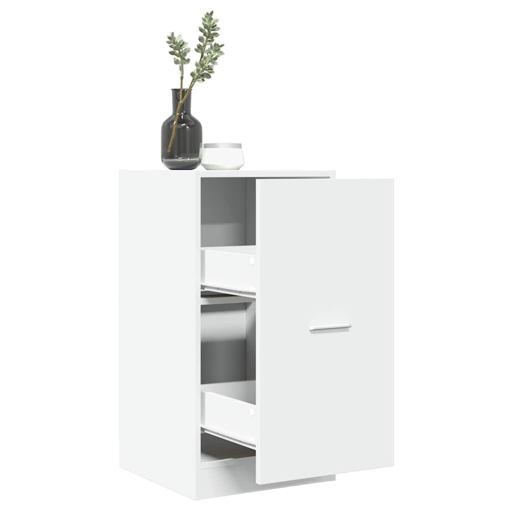 Apothecary Cabinet White 40x41x77.5 cm Engineered Wood