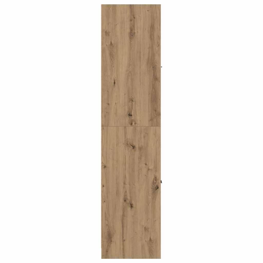 Apothecary Cabinet Artisian Oak 40x41x174.5 cm Engineered Wood