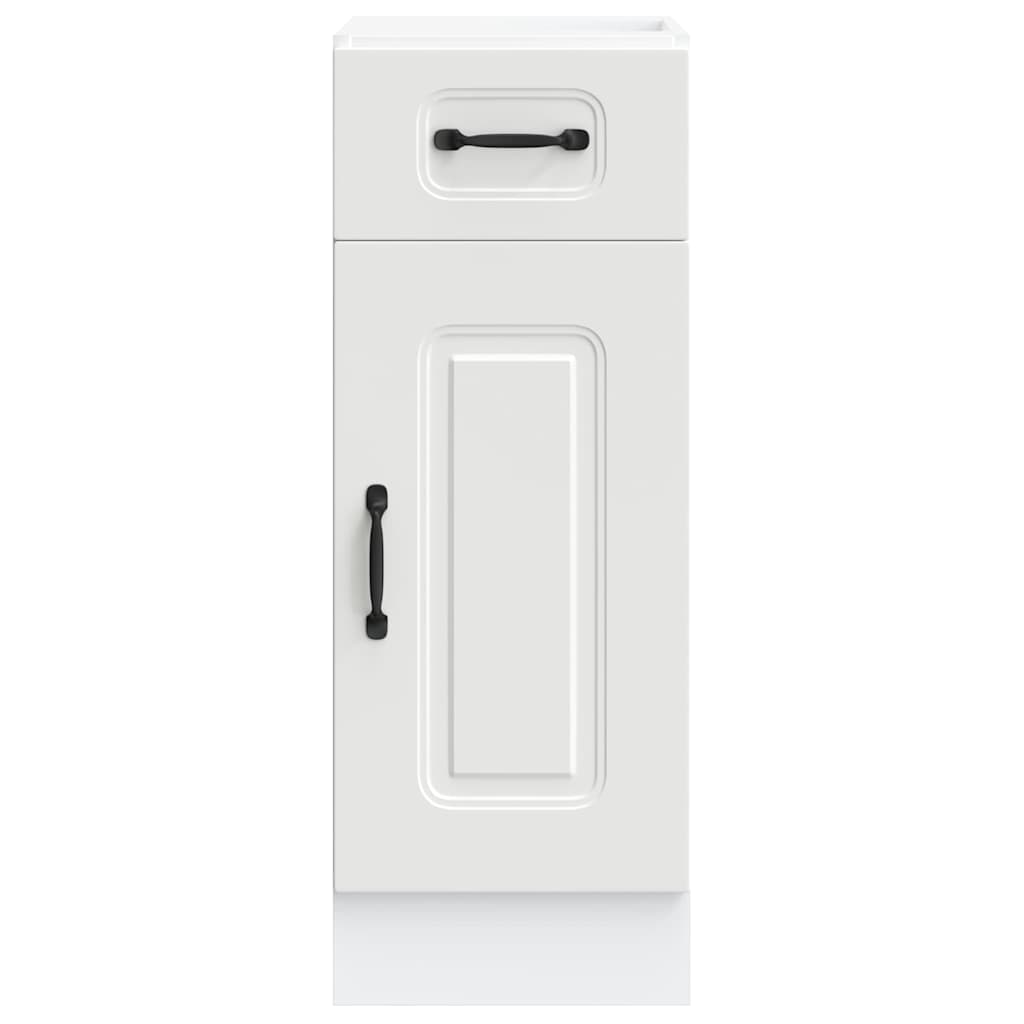 Kitchen Base Cabinet Kalmar White Engineered Wood