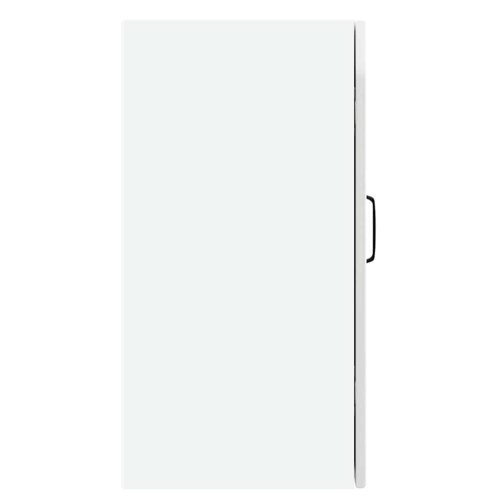 Kitchen Wall Cabinet "Kalmar" High Gloss White Engineered Wood