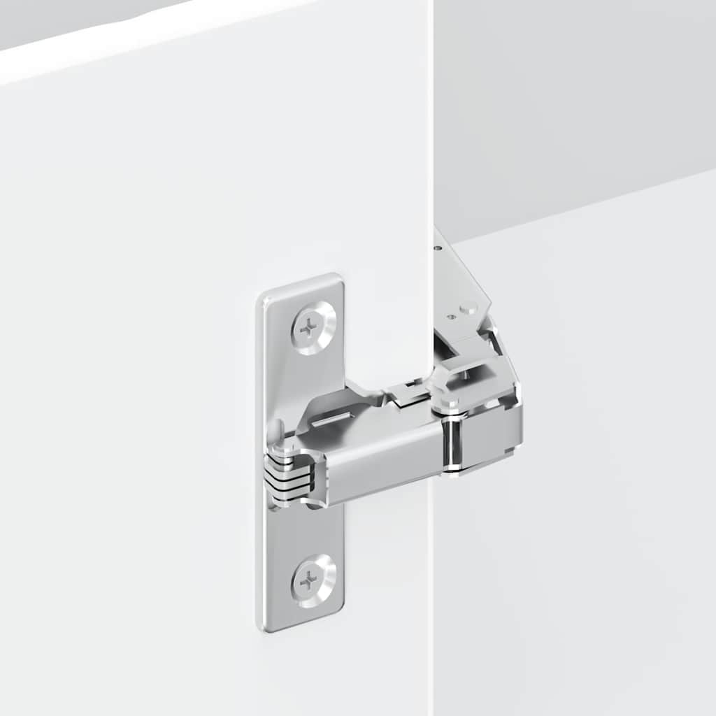 Kitchen Wall Corner Cabinet "Kalmar" High Gloss White