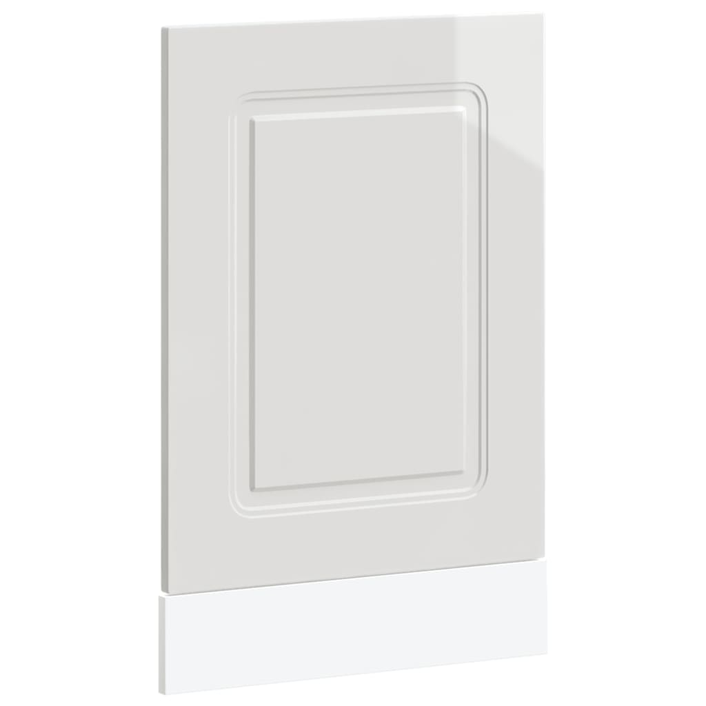 Dishwasher Panel "Kalmar" High Gloss White 45x1.5x57 cm