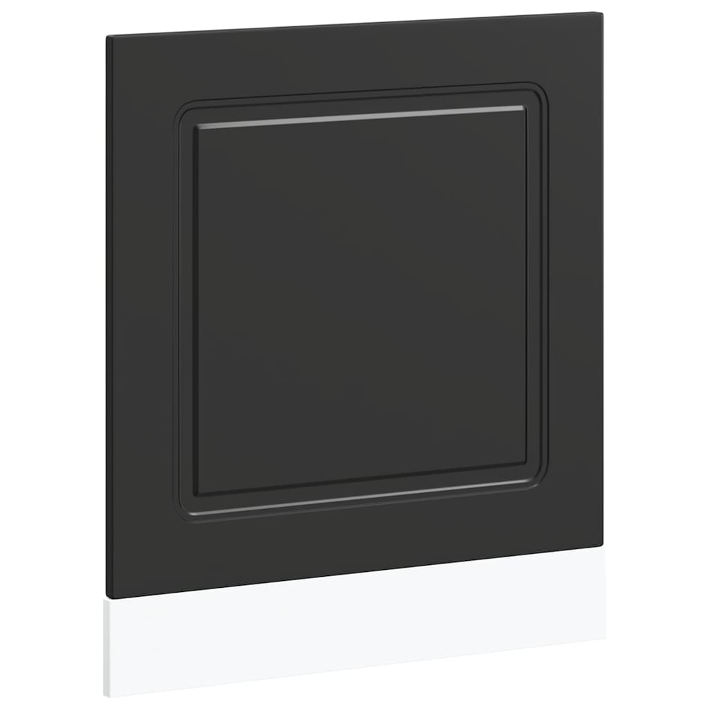 Dishwasher Panel Kalmar Black 60x1,5x57 cm Engineered Wood