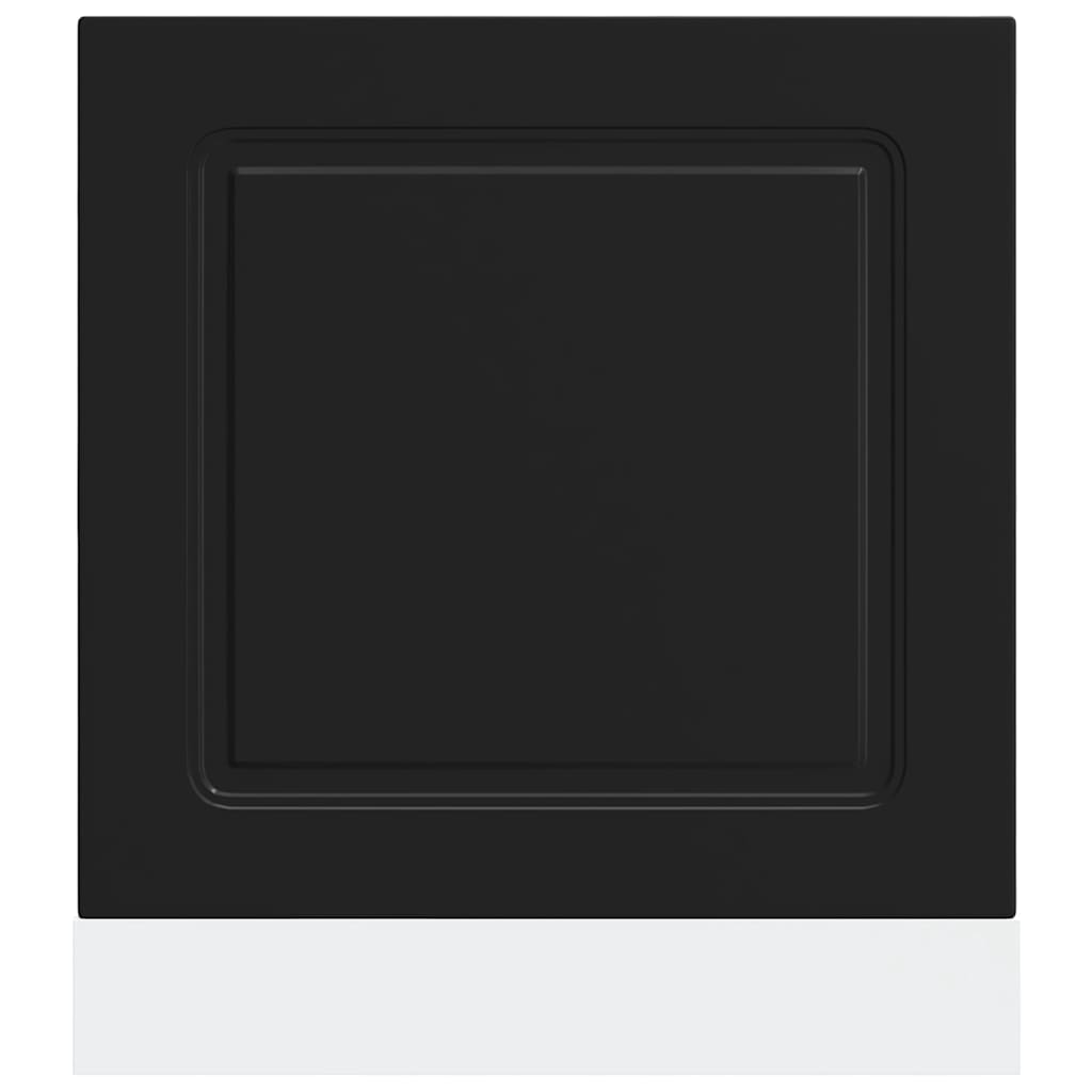 Dishwasher Panel Kalmar Black 60x1,5x57 cm Engineered Wood