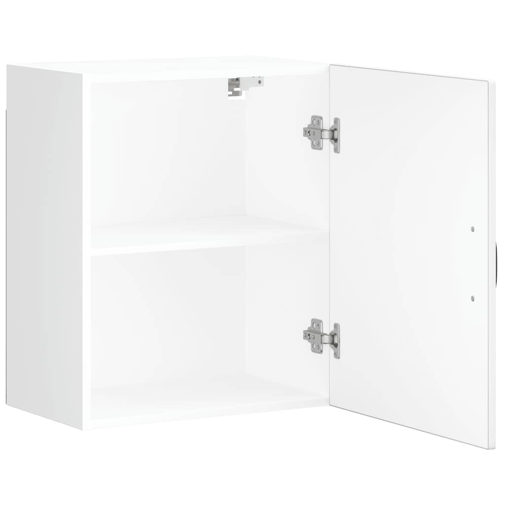Kitchen Wall Cabinets 2 pcs "Lucca" White Engineered Wood