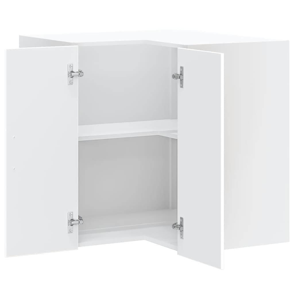 Kitchen Wall Corner Cabinet Lucca White Engineered Wood