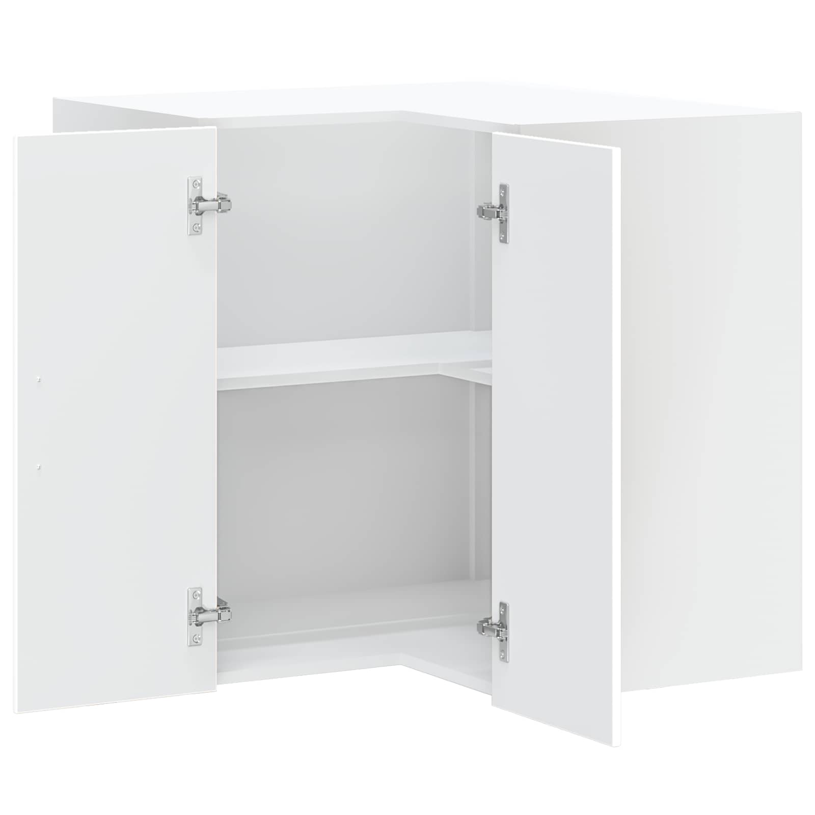 Kitchen Wall Corner Cabinet Lucca White Engineered Wood