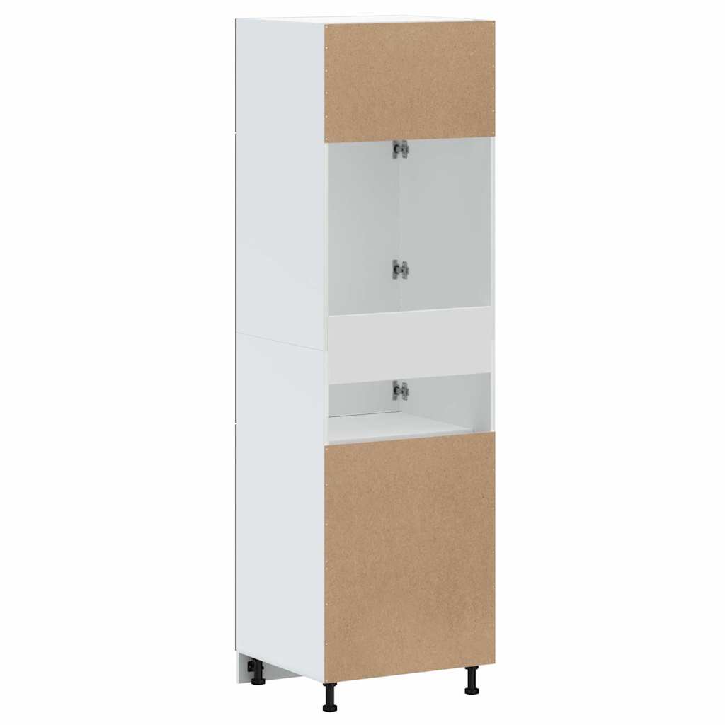 Kitchen Cupboard "Lucca" Black Engineered Wood