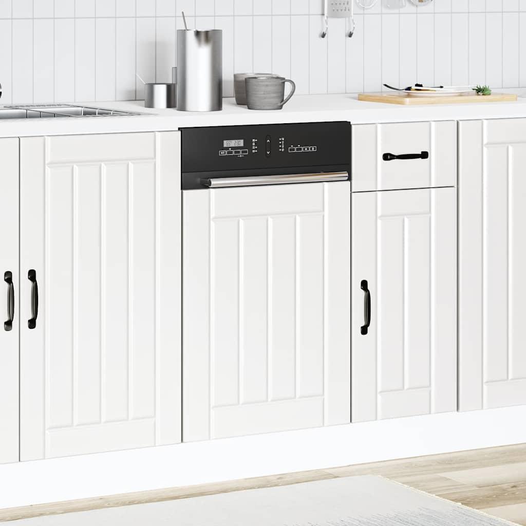 Dishwasher Panel Lucca White Engineered Wood