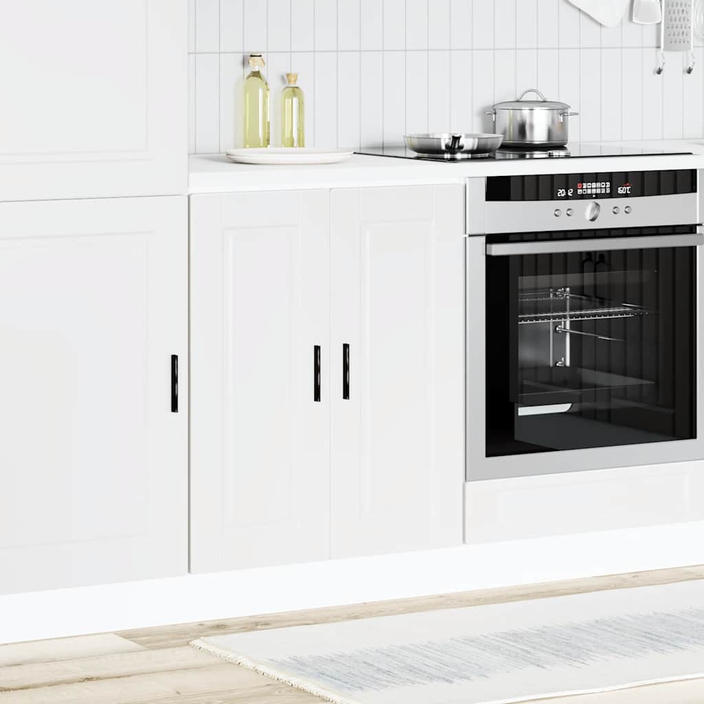 Kitchen Base Cabinet Porto White Engineered Wood