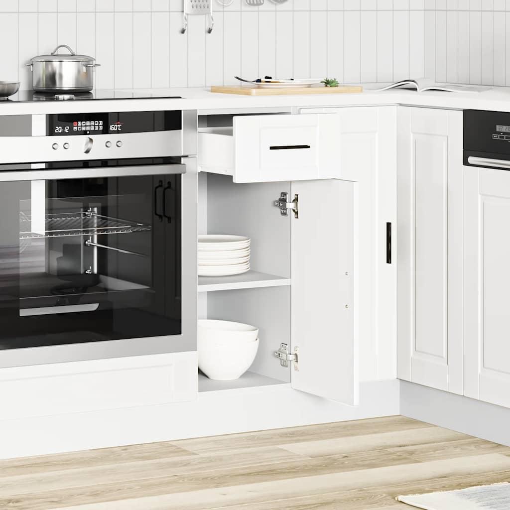 Kitchen Base Cabinet Porto White Engineered Wood