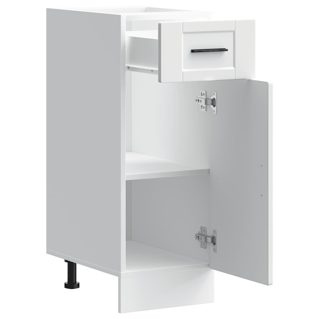 Kitchen Base Cabinet Porto White Engineered Wood