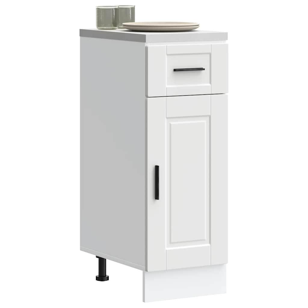 Kitchen Base Cabinet Porto White Engineered Wood