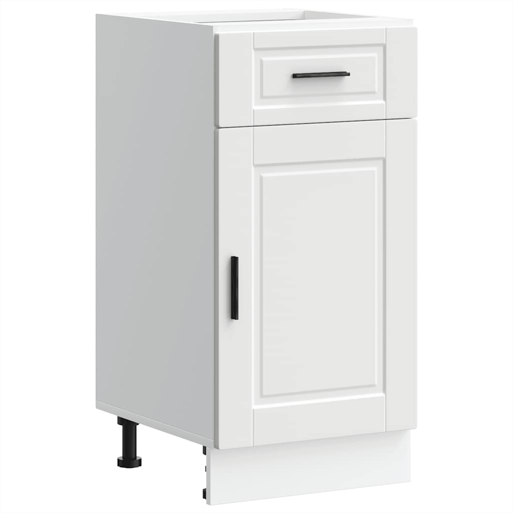 Kitchen Base Cabinet Porto White Engineered Wood