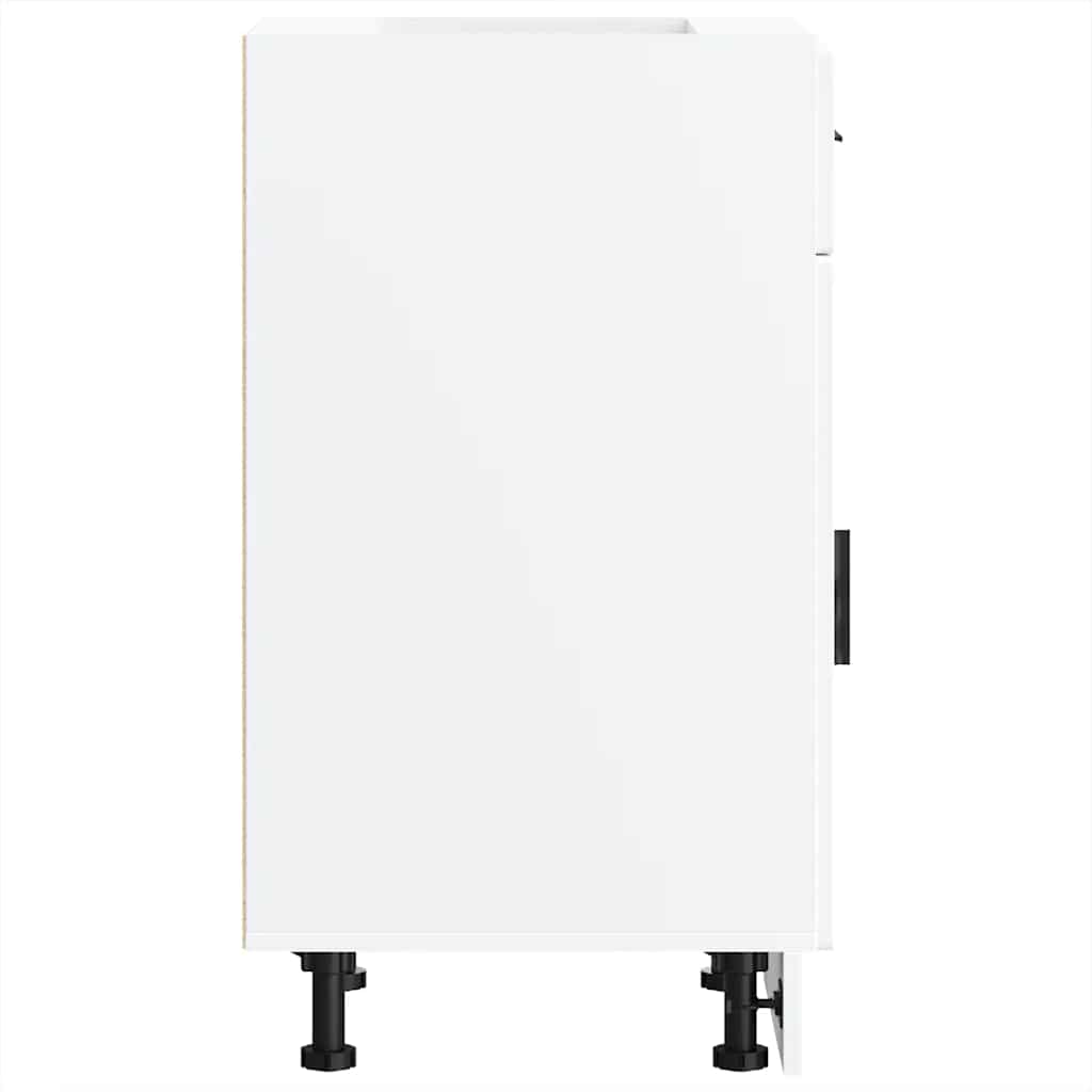 Kitchen Base Cabinet Porto White Engineered Wood