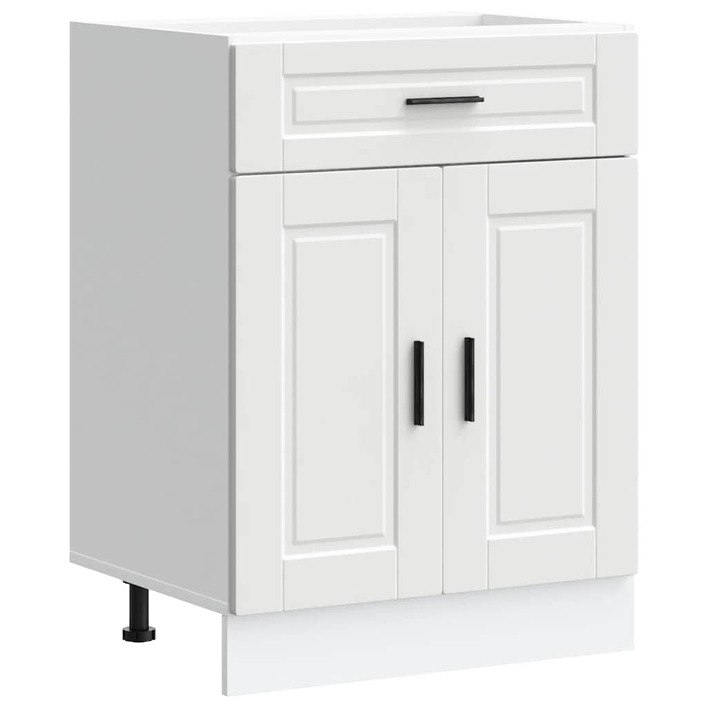 Kitchen Base Cabinet Porto White Engineered Wood