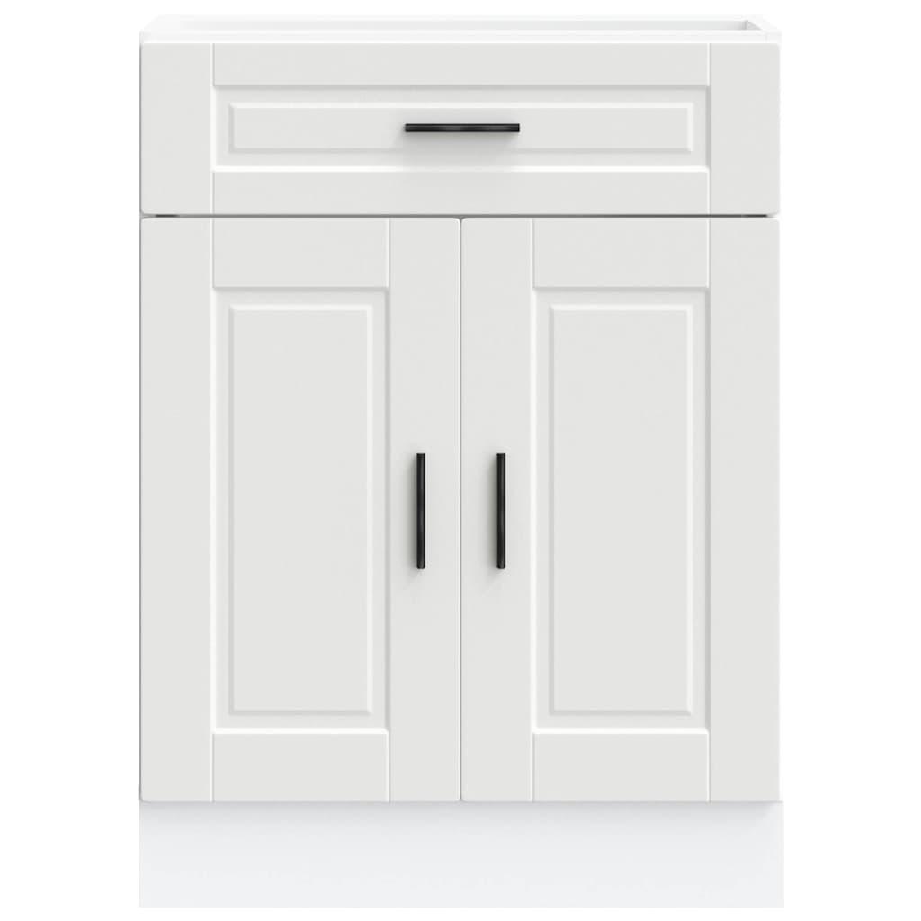 Kitchen Base Cabinet Porto White Engineered Wood
