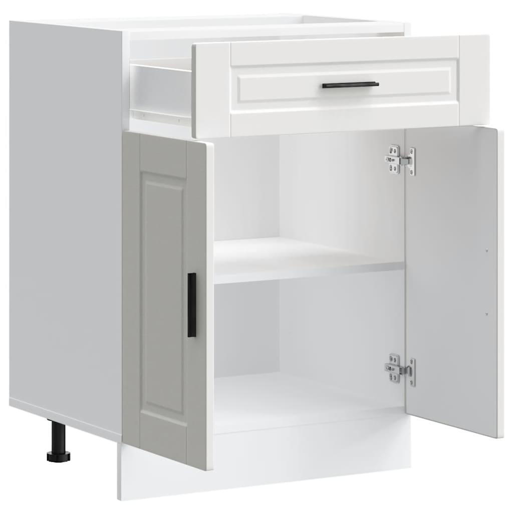 Kitchen Base Cabinet Porto White Engineered Wood