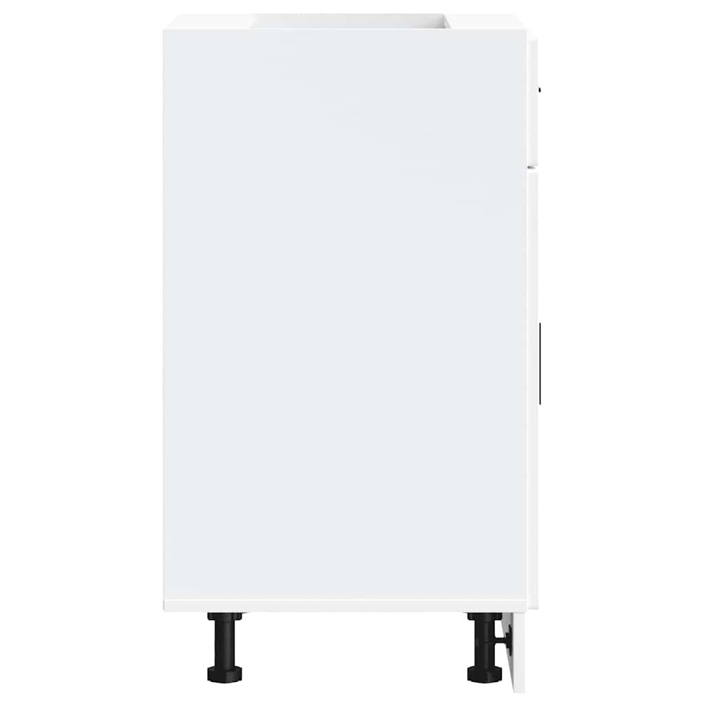Kitchen Base Cabinet Porto White Engineered Wood