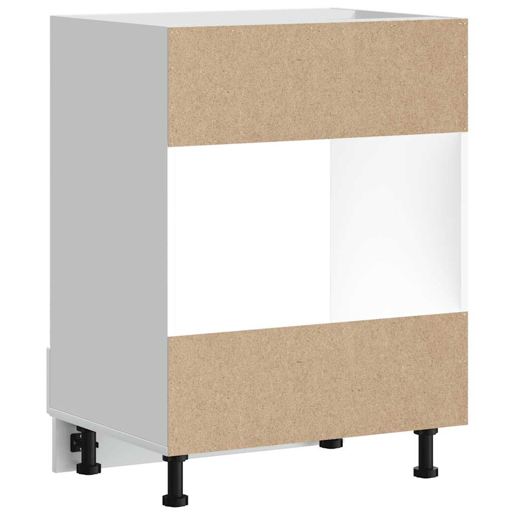 Oven Cabinet "Porto" High Gloss White Engineered Wood