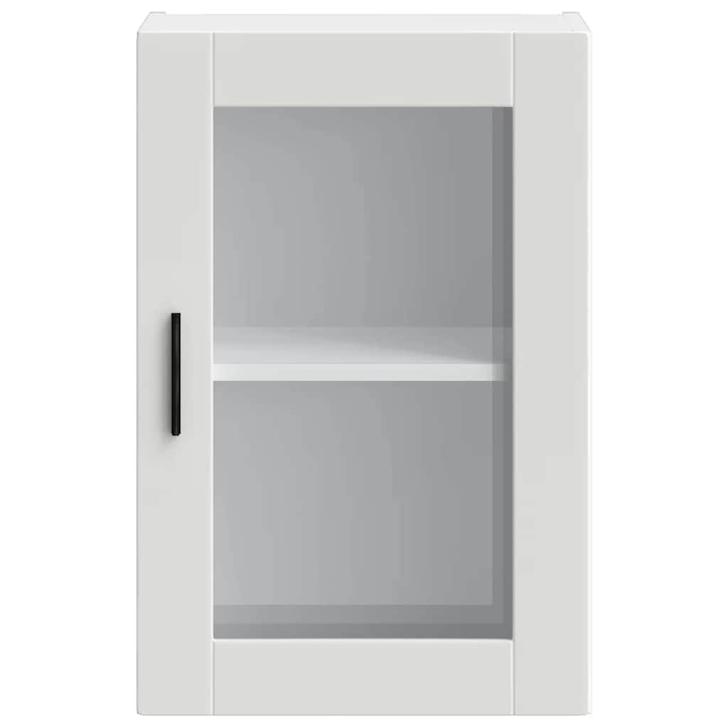 Kitchen Wall Cabinet with Glass Door Porto White