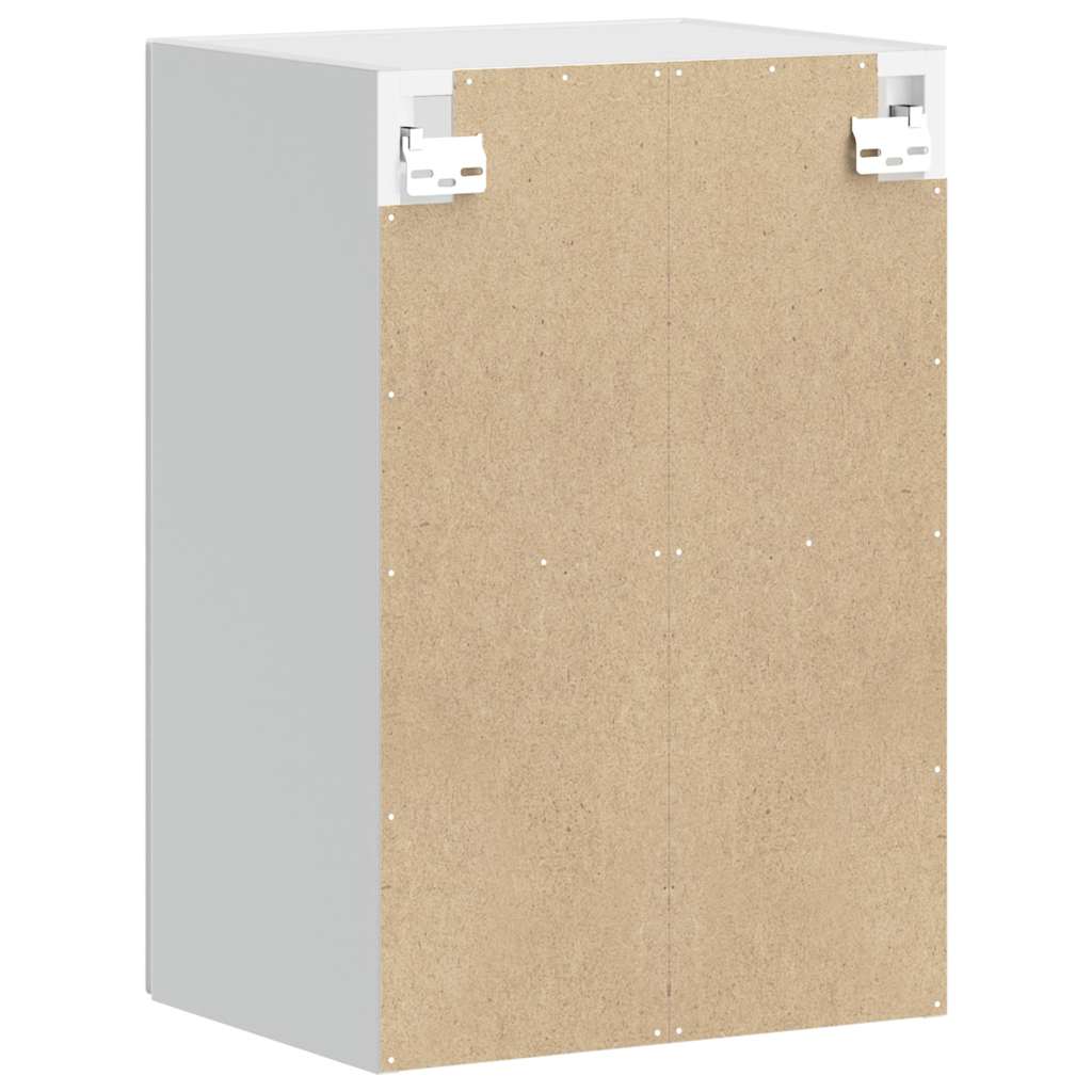 Kitchen Wall Cabinet with Glass Door "Porto" High Gloss White