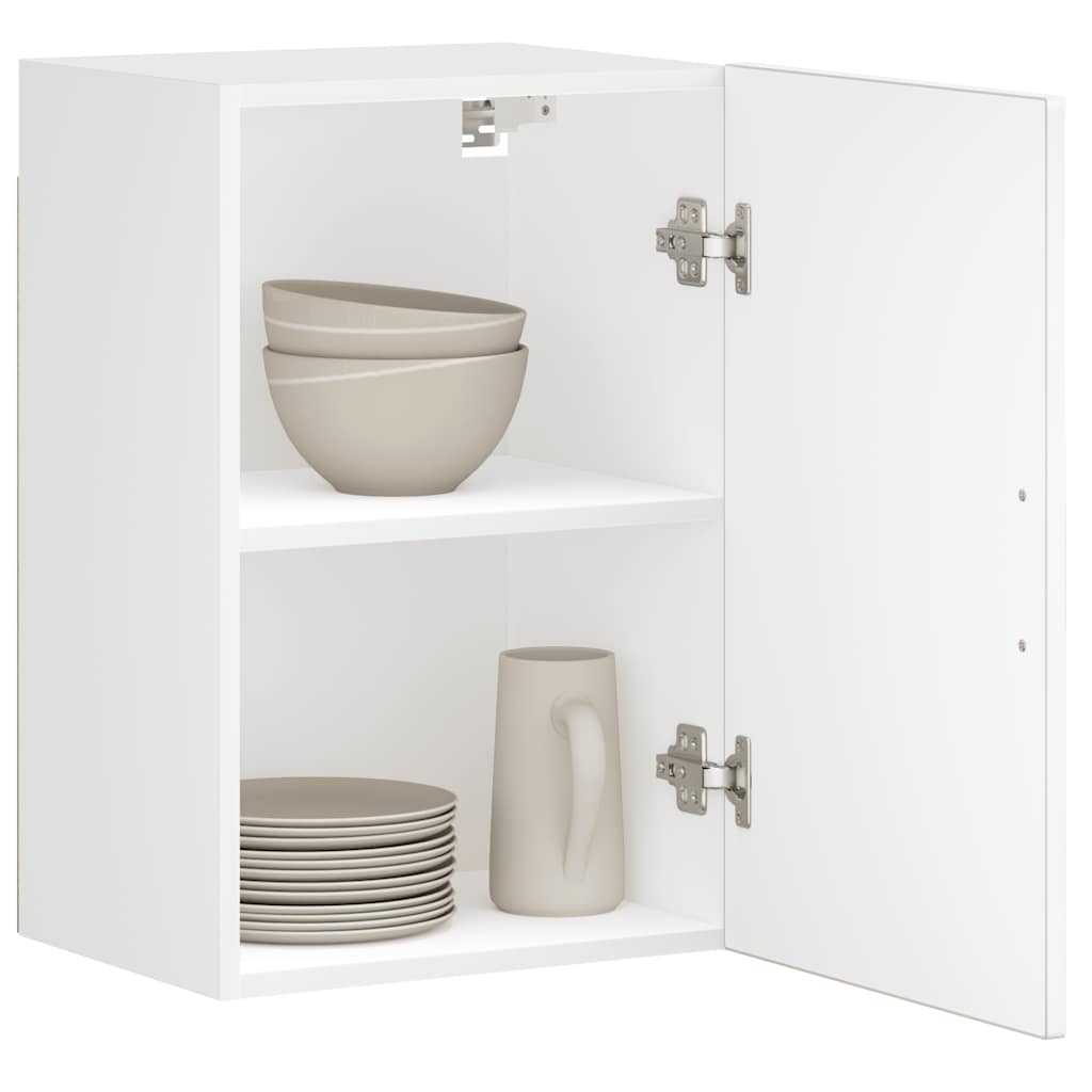 Kitchen Wall Cabinet "Porto" High Gloss White Engineered Wood