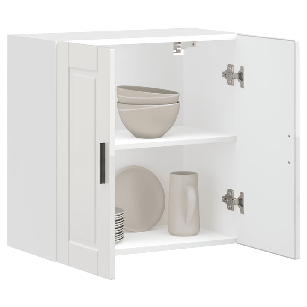 Kitchen Wall Cabinet "Porto" High Gloss White Engineered Wood