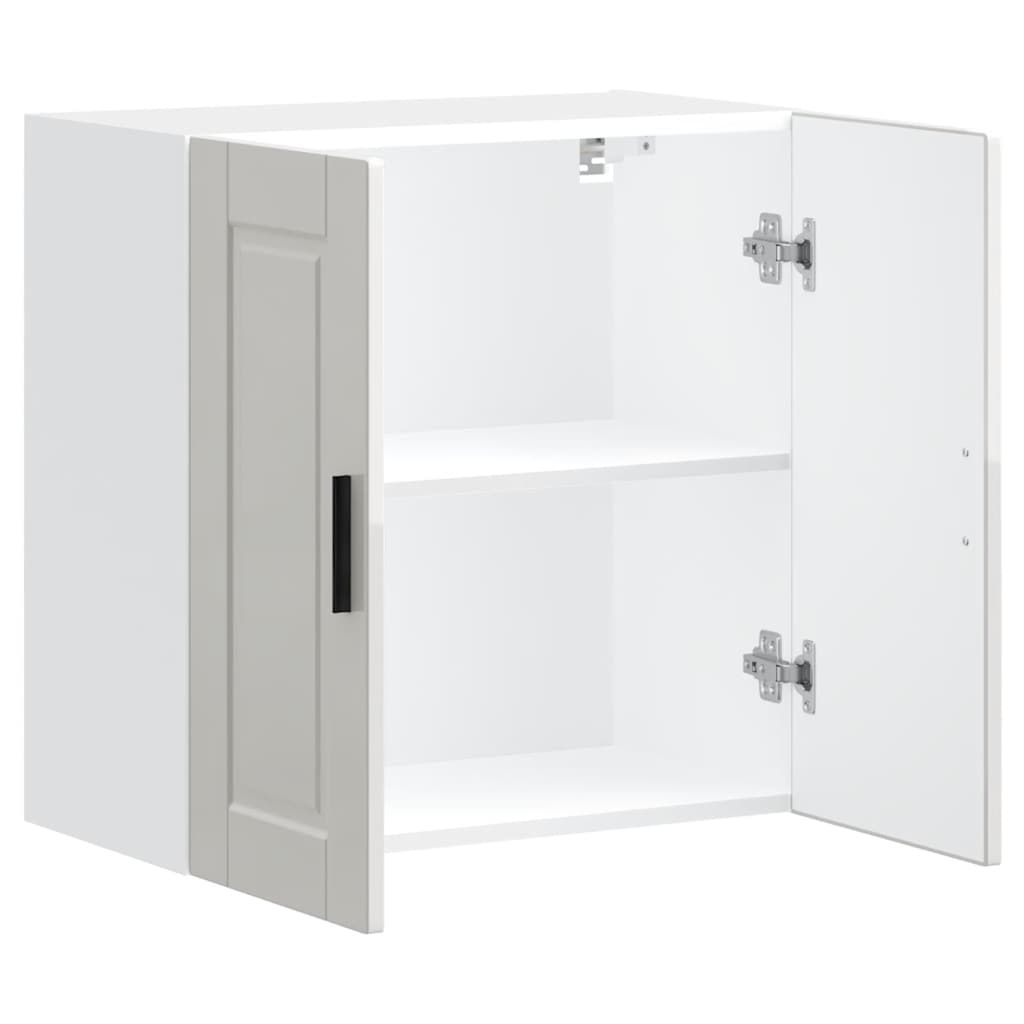 Kitchen Wall Cabinet "Porto" High Gloss White Engineered Wood