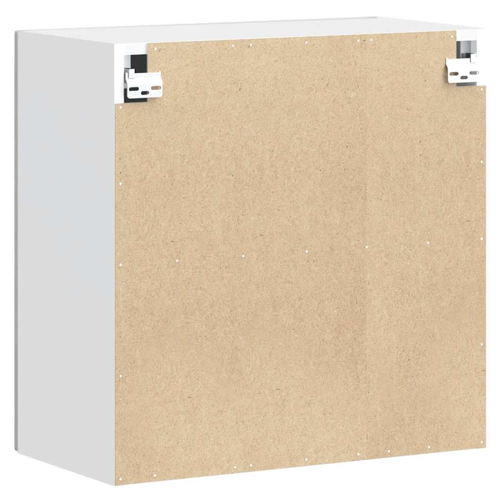 Kitchen Wall Cabinet "Porto" High Gloss White Engineered Wood