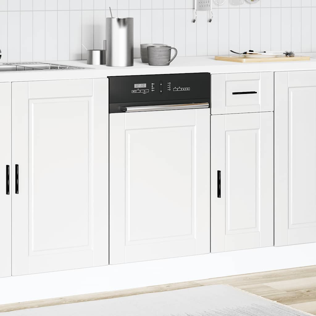 Dishwasher Panel Porto White 45x1.5x57 cm Engineered Wood