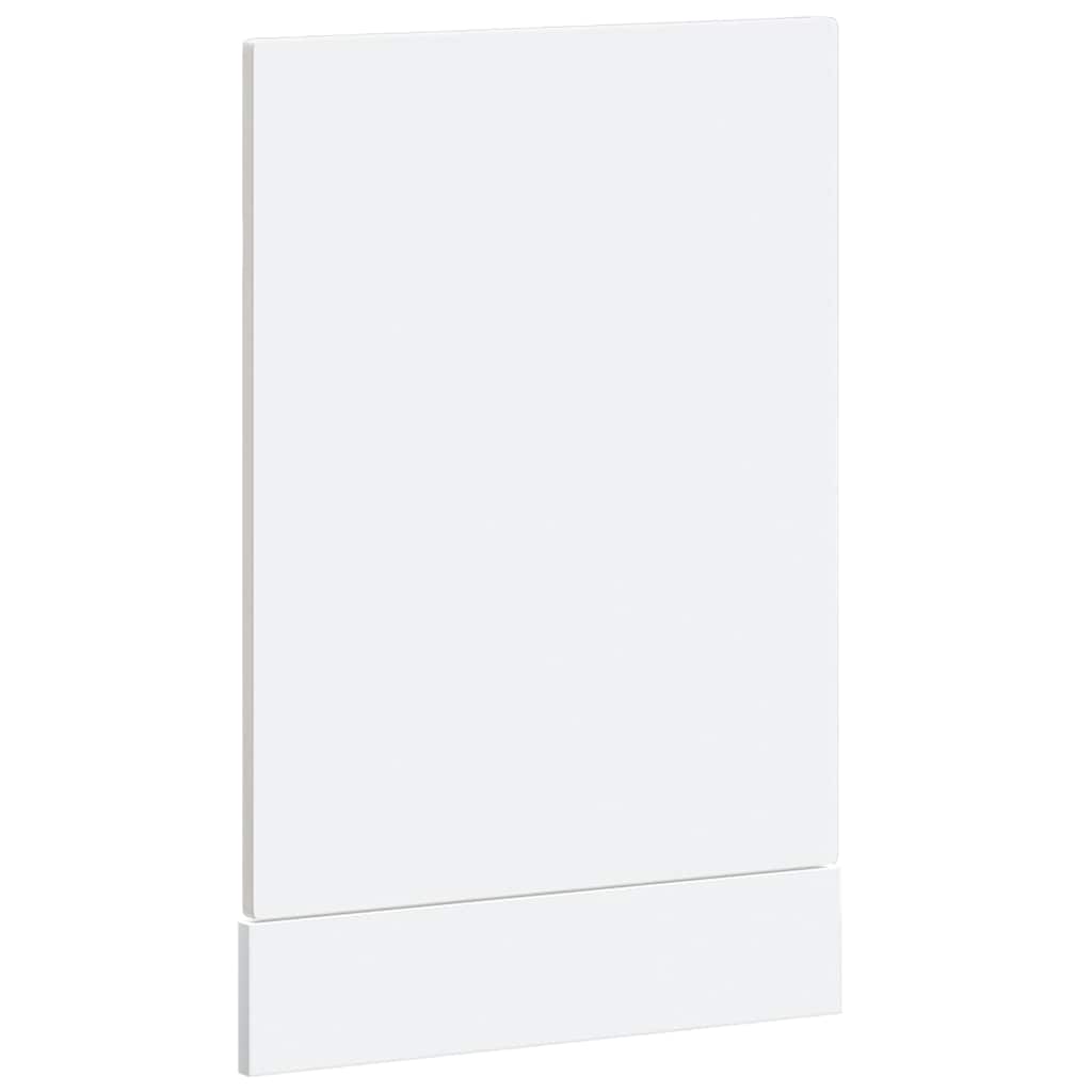 Dishwasher Panel "Porto" High Gloss White 45x1,5x67 cm Engineered Wood