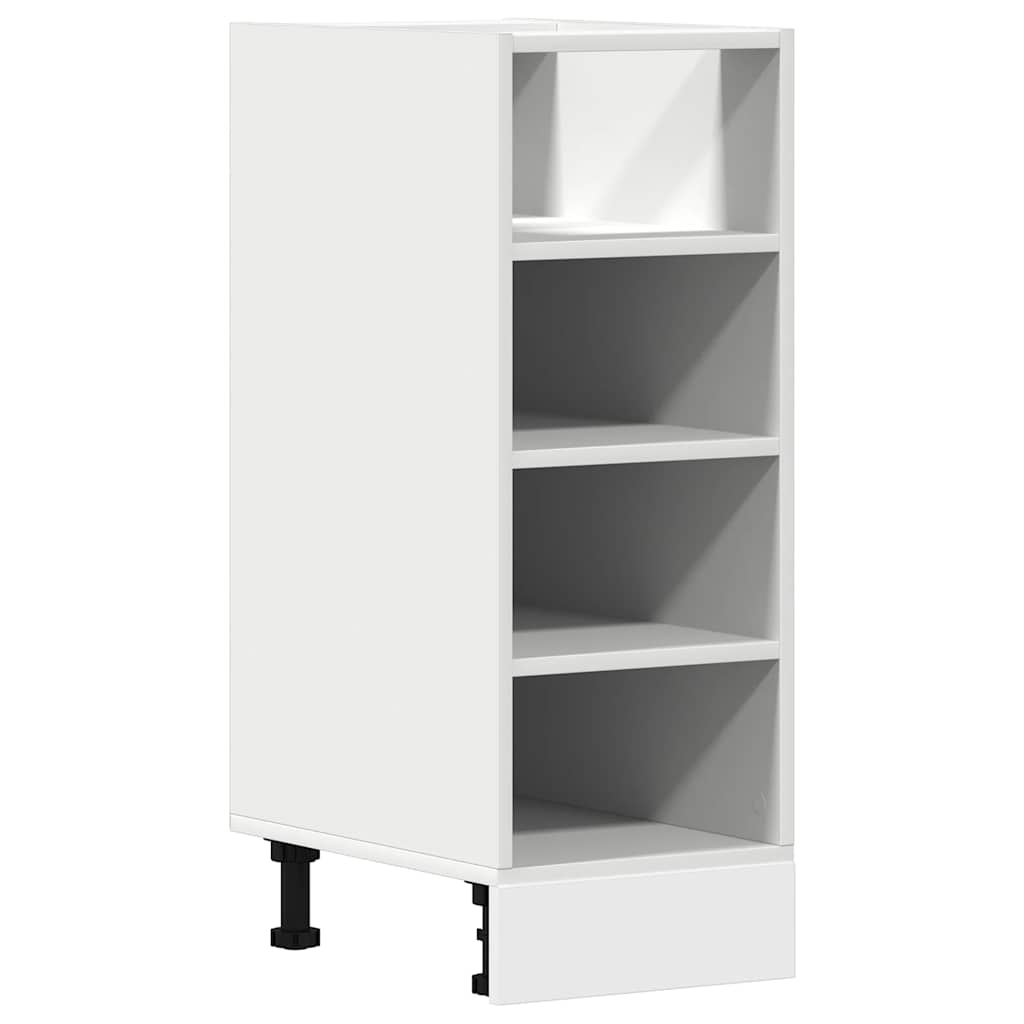 Bottom Cabinet "Riga" White 30x44,5x81,5 cm Engineered Wood