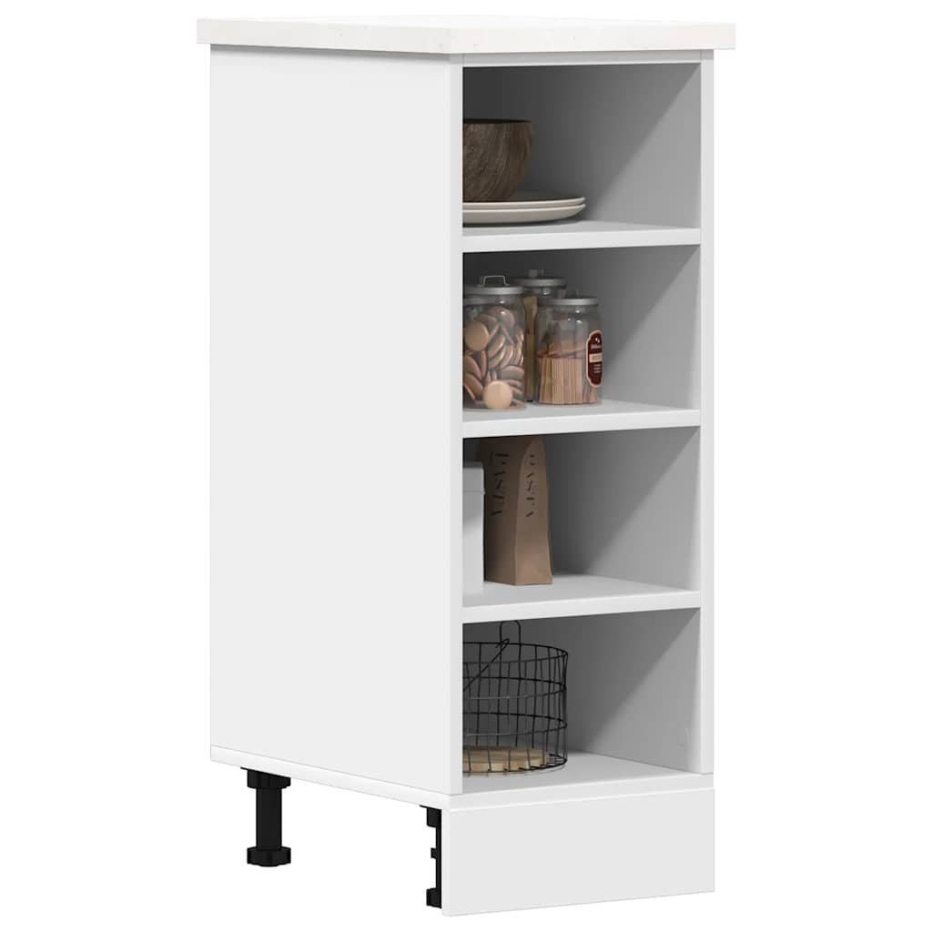 Bottom Cabinet "Riga" White 30x44,5x81,5 cm Engineered Wood
