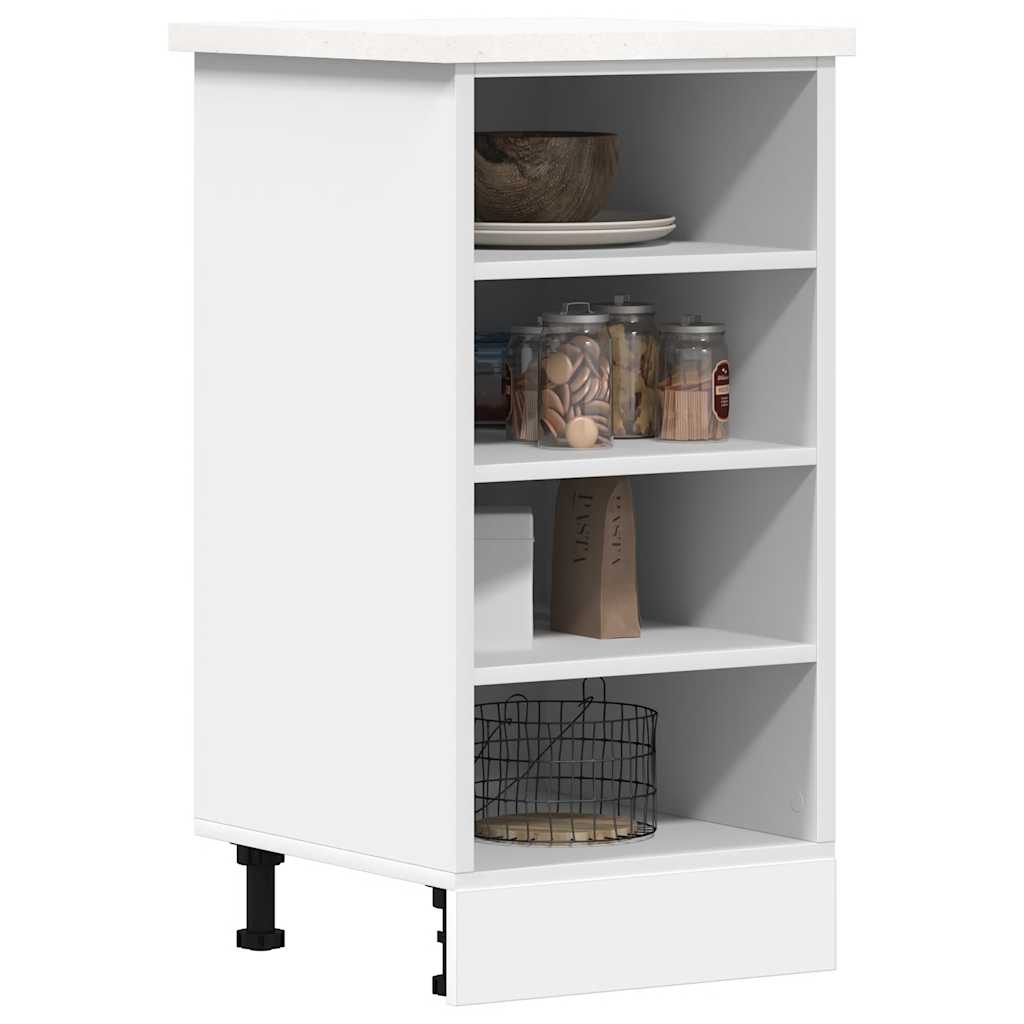 Bottom Cabinet "Riga" White 40x44,5x81,5 cm Engineered Wood