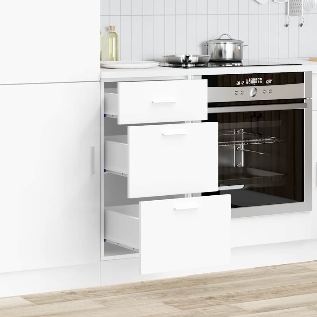 Bottom Cabinet "Lyon" White 40x46x81,5 cm Engineered Wood
