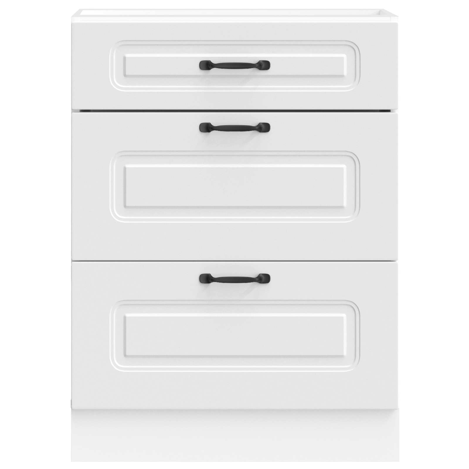 Kitchen Base Cabinet Kalmar White Engineered Wood