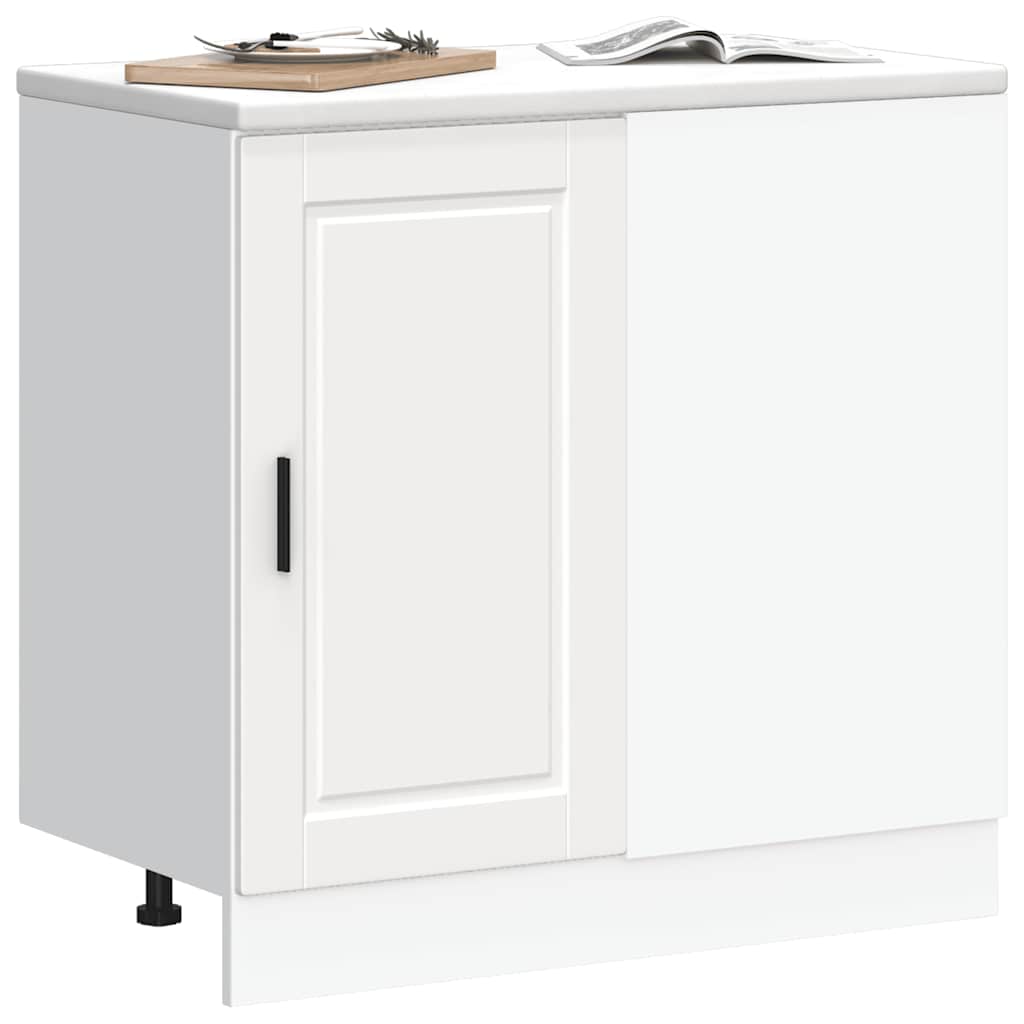 Kitchen Base Cabinet "Porto" White Engineered Wood