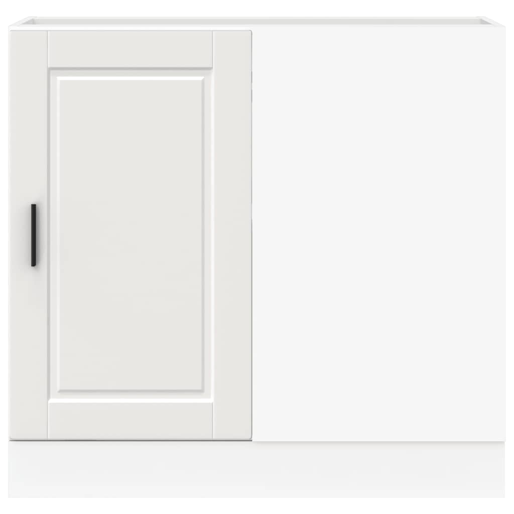 Kitchen Base Cabinet "Porto" White Engineered Wood