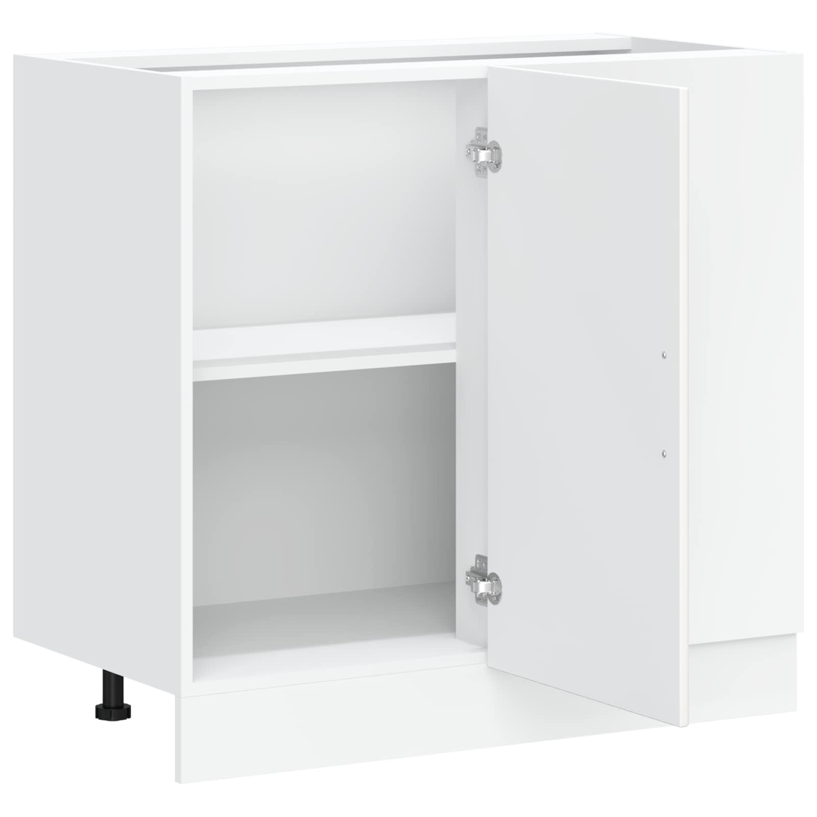 Kitchen Base Cabinet Kalmar White Engineered Wood