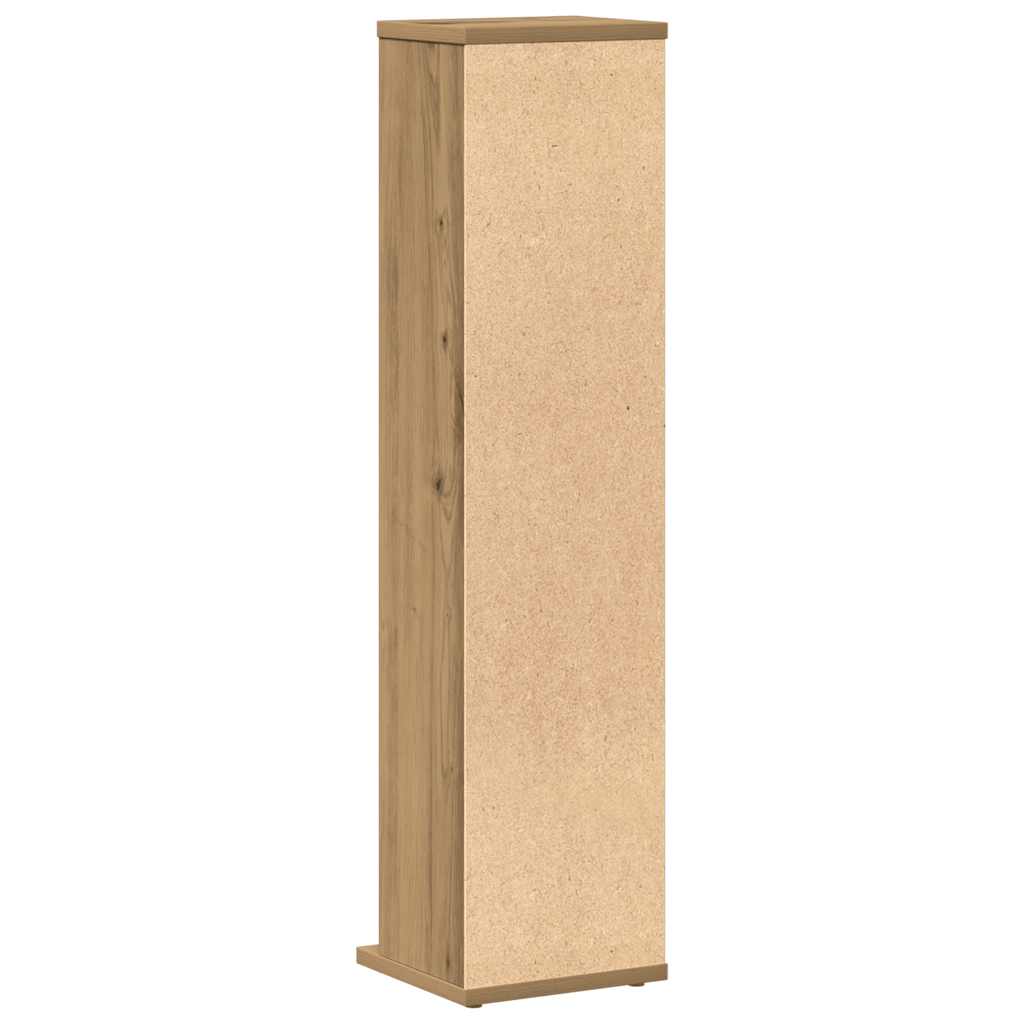 CD Cabinet Artisan Oak 21x20x88 cm Engineered Wood