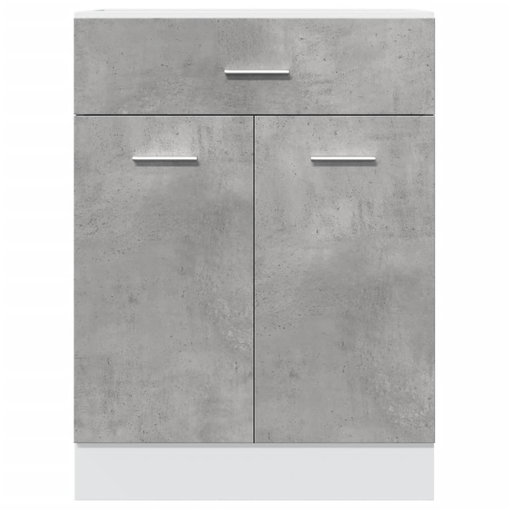 Drawer Bottom Cabinet "Lyon" Concrete Grey 60x46x81.5 cm