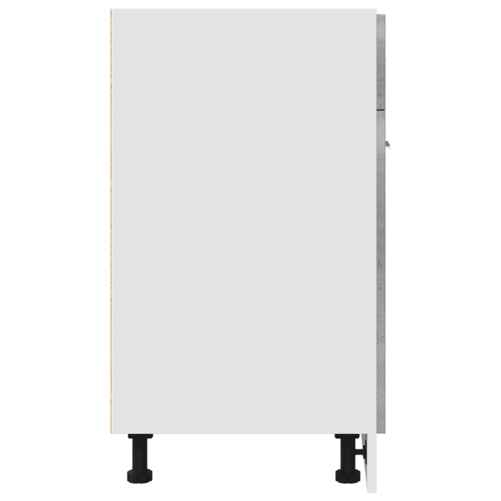 Drawer Bottom Cabinet "Lyon" Concrete Grey 60x46x81.5 cm