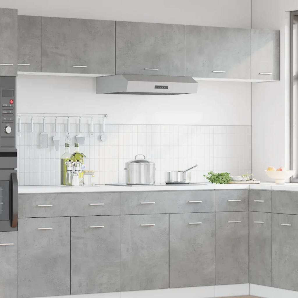 Hanging Cabinet "Lyon" Concrete Grey 60x31x40 cm Engineered Wood