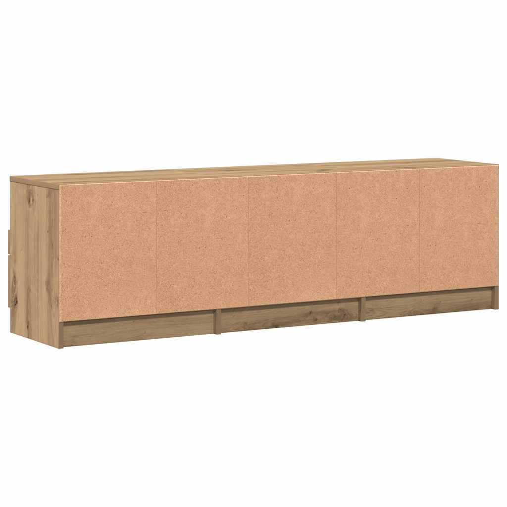 TV Cabinet Artisan Oak 150x33.5x45 cm Engineered Wood
