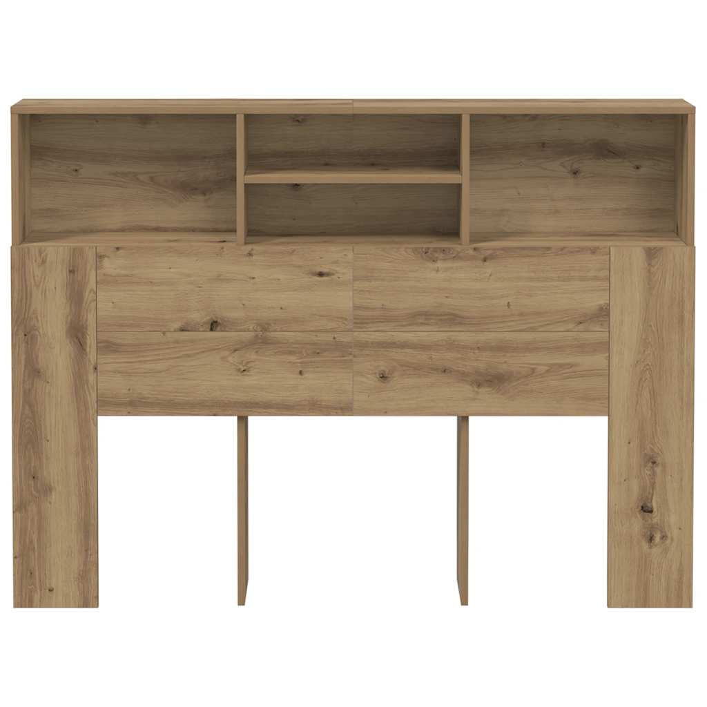 Headboard Cabinet Artisan Oak 140x19x103.5 cm