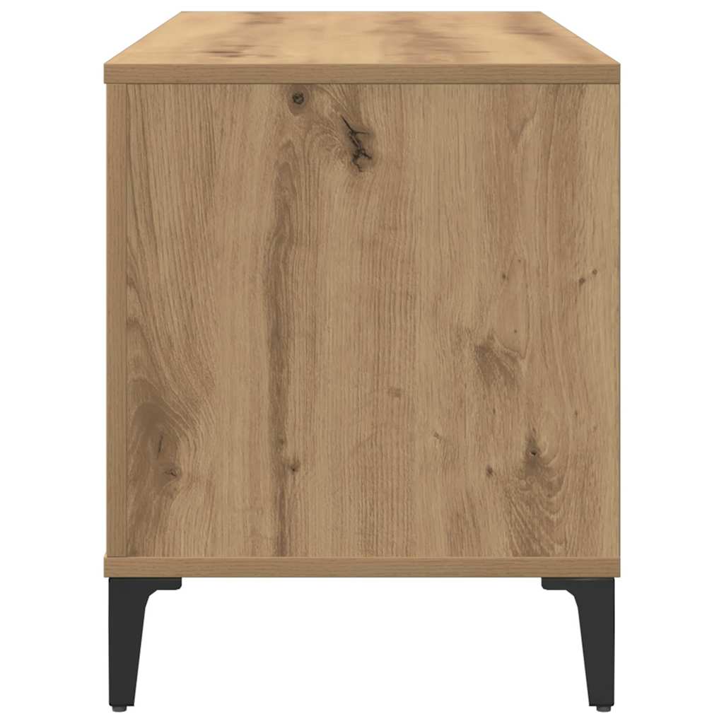 Record Cabinet Artisan Oak 100x38x48 cm Engineered Wood