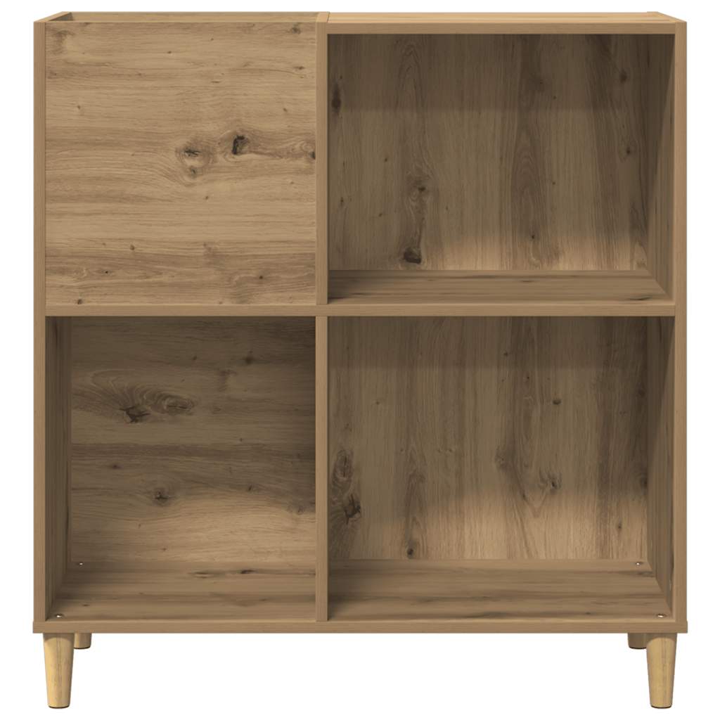 Record Cabinet Artisan Oak 84.5x38x89 cm Engineered Wood
