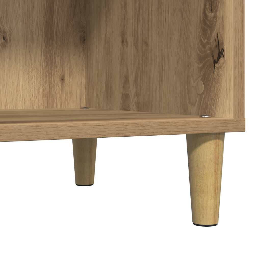 Record Cabinet Artisan Oak 84.5x38x89 cm Engineered Wood