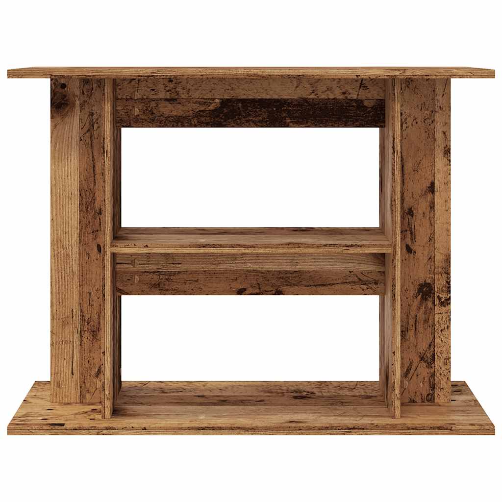 Aquarium Stand Old Wood 80x35x60 cm Engineered Wood